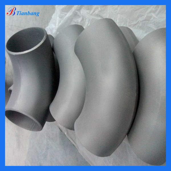 Factory Supply Low Price AMSE SB16.9 90 Degree Titanium Bend Elbow for Industrial Use Pipe Fittings