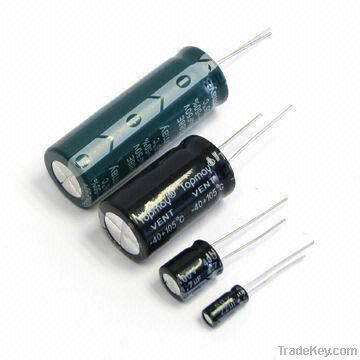 Radial Aluminum Electrolytic Capacitors with 40 to 105?C Operating Te