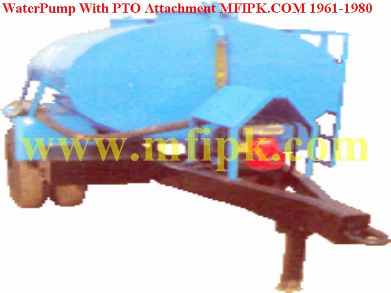 Water Pump with DTO/PTO Pump Attachment