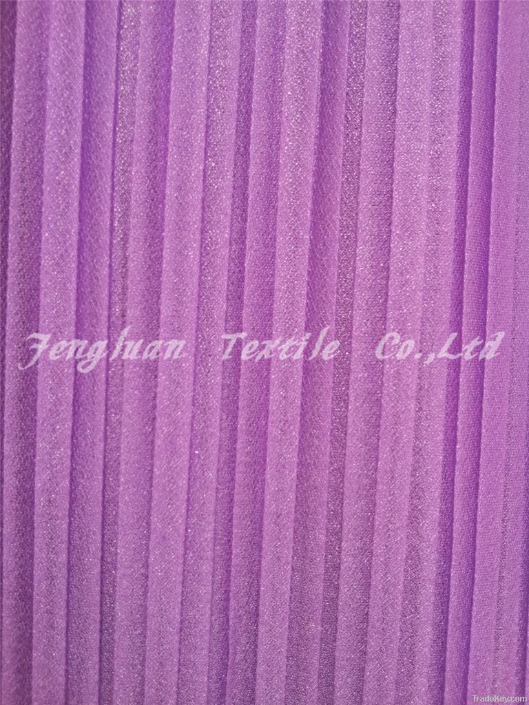 knitting chiffon crepe stripe fabric plain dyed 100%polyester