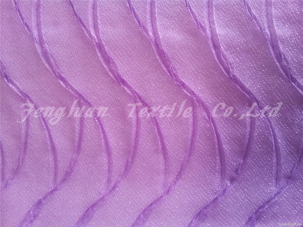 knitting chiffon pattern crushed fabric plain dyed 100%polyester