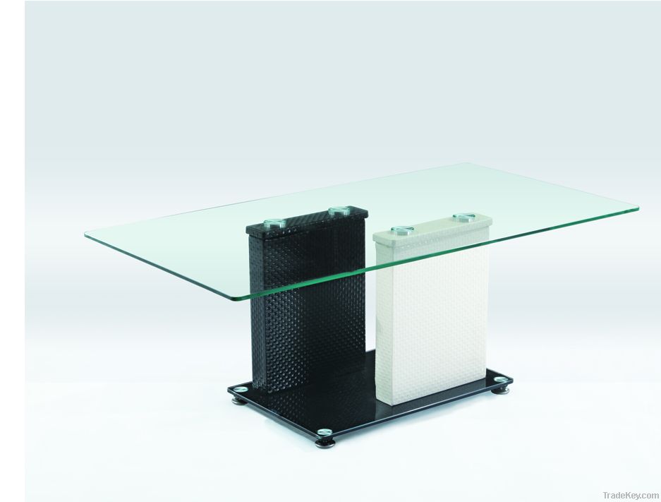 Double color legs coffee table