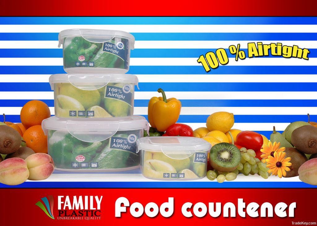 Family Plastic Food Container