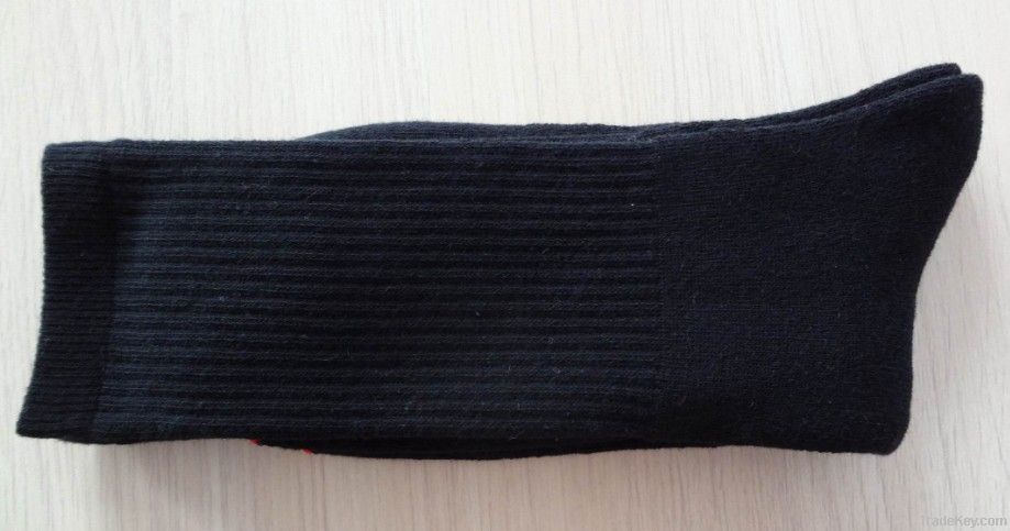 Men's sock, sport sock , terry sock, full cushion, football sock