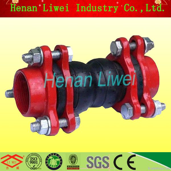 thread or union type rubber expansion joint