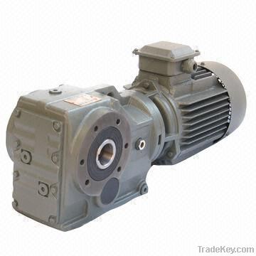 SK Short Flange-mounted Helical Gear Reducer with Hollow Shaft