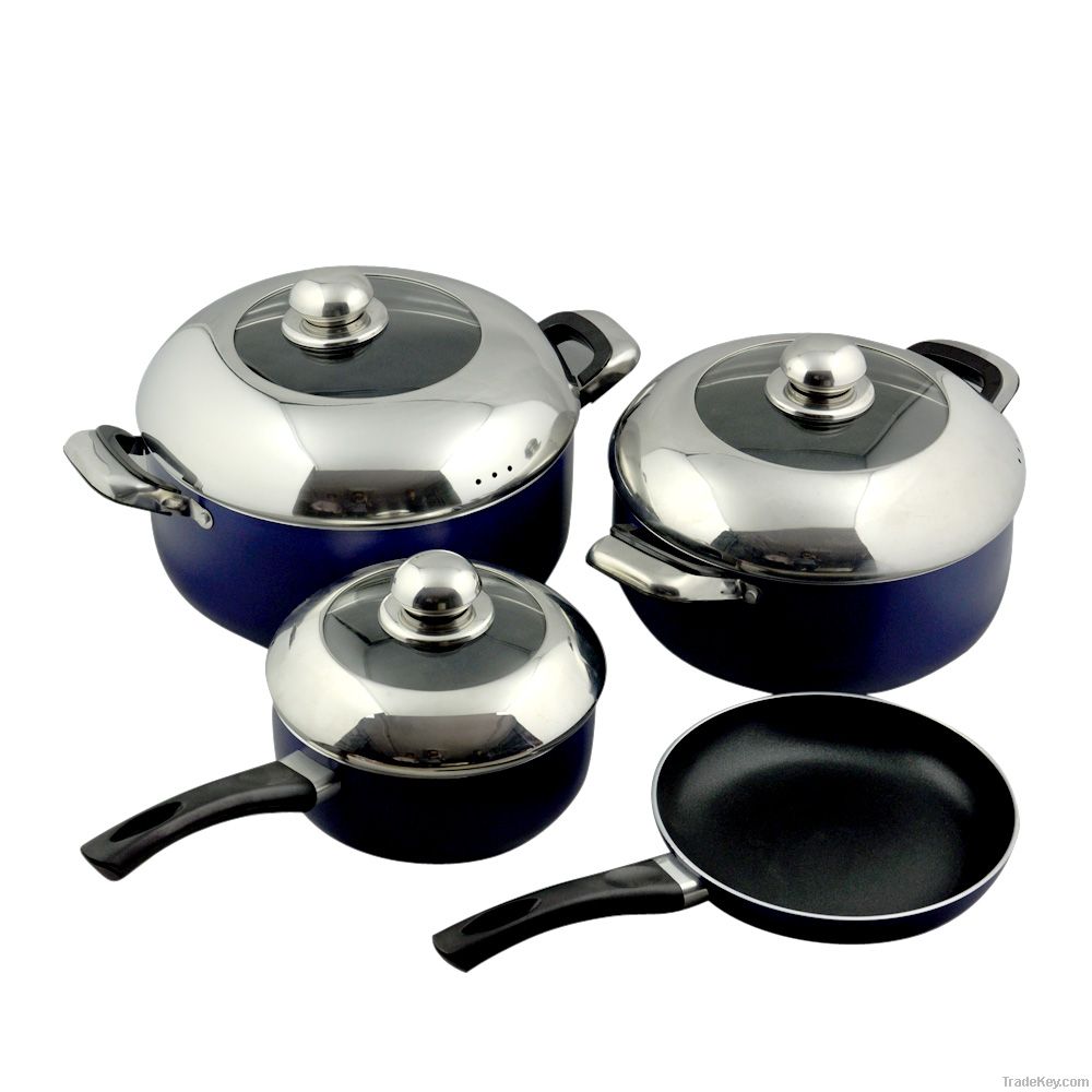 7 Pcs Aluminium Non-stick Cookware Set