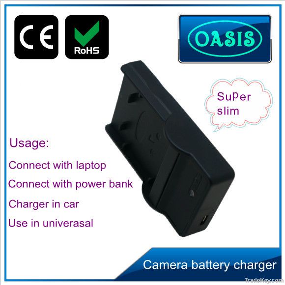 High quality mini USB external battery charger for camera