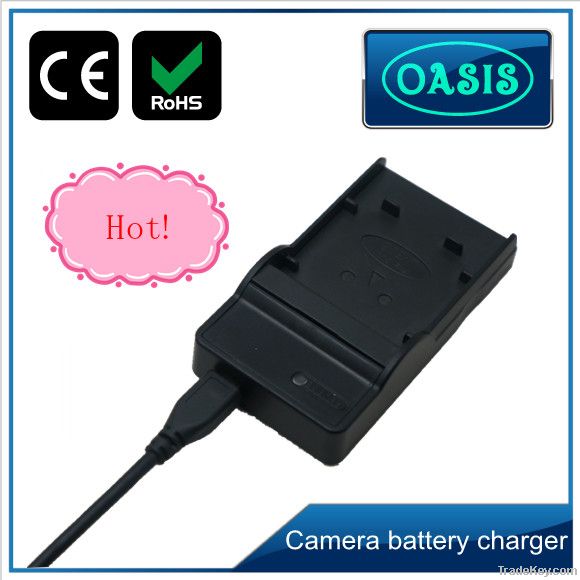 Digital camera battery charger for Olympus battery