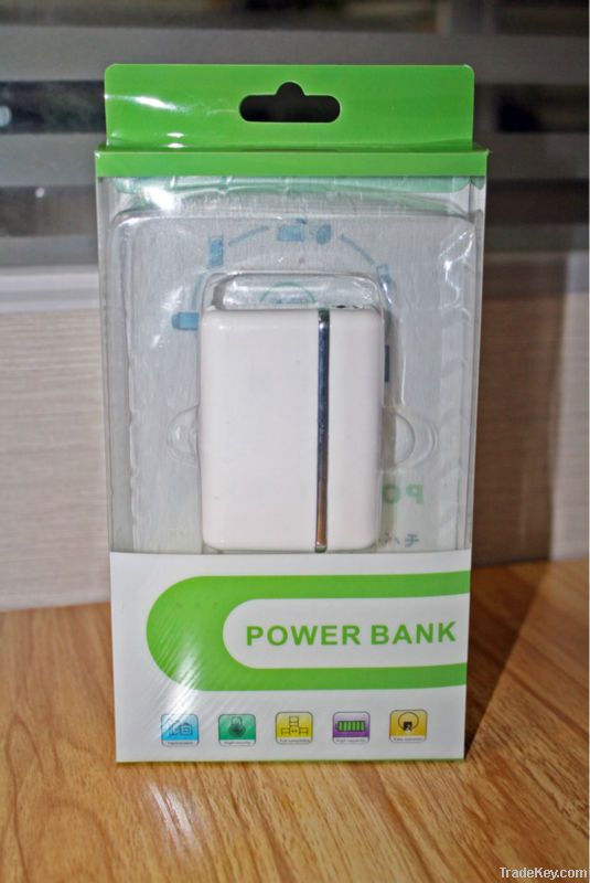 Portable power, mini power bank, mobile power pack 4400mAh