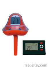 Waterproof swimming pool thermometer