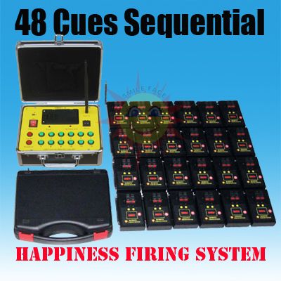 300M 48 channels / 48 cues Sequential and Salvo Fire Wireless Remote Control Fireworks Firing System (DBR01-X2/48)