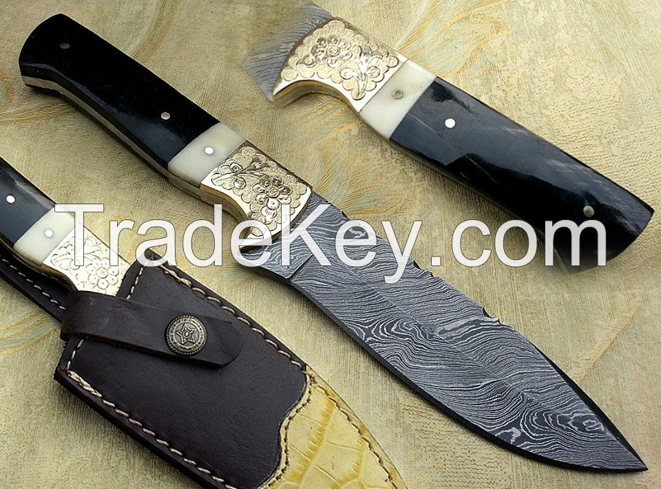 Damascus Hunting Knife