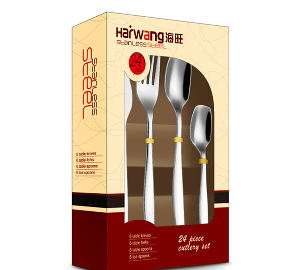 Super Mirror-polish SS 18/8 18/0 Cutlery Set for Hotel use
