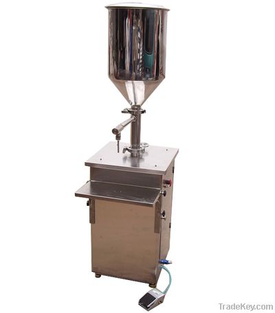 fully pneumatic vertical toothpaste filling machine for shaving cream