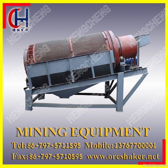 120t/h gold washing trommel used in Ghana gold placer mining
