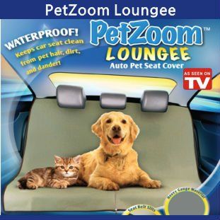 PetZoom Loungee Auto Pet Car Seat Cover water Proof for Dogs Cats AS SEEN ON TV
