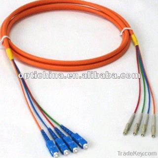 SM / MM Fanout Fiber Optic Patch Cord