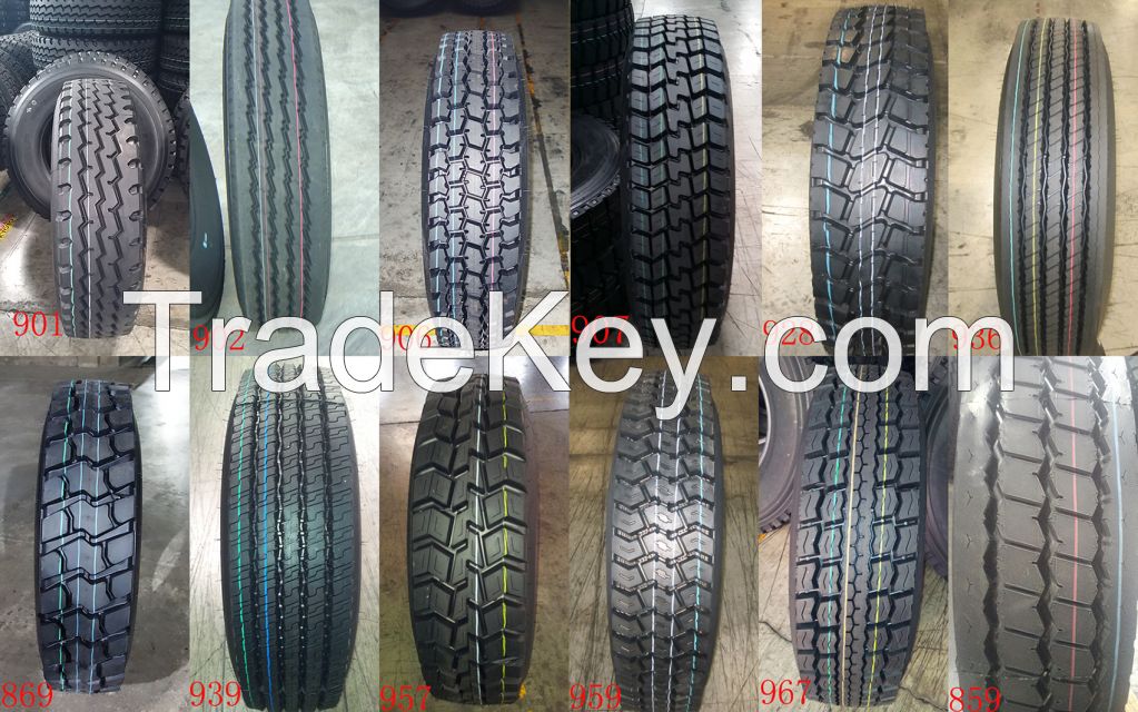 Truck tire with popular pattern and good price