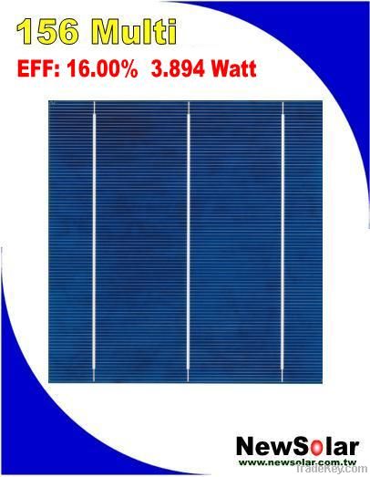 156 Multi 3BB  A grade16.0 solar cell