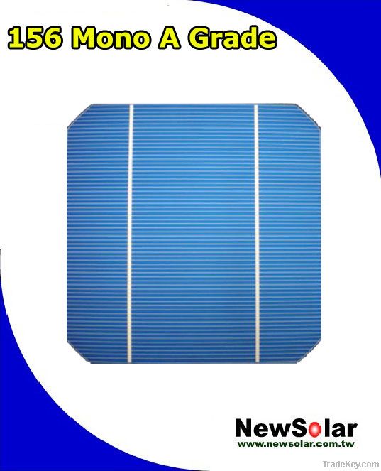 156 mono 2BB A grade18.2% solar cell