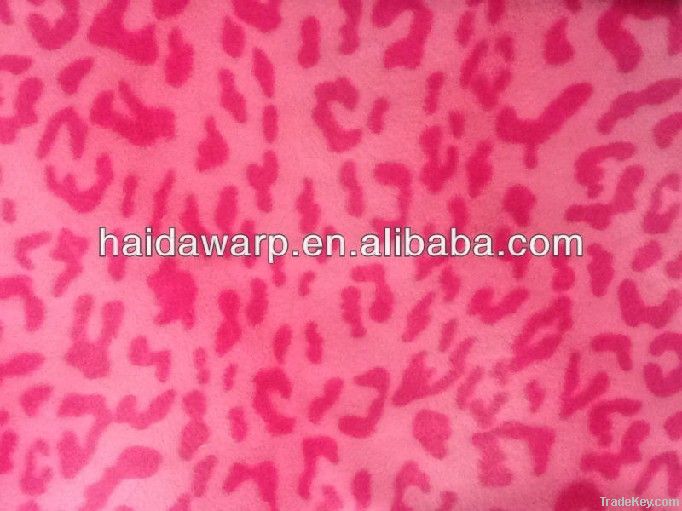 animal printed velboa