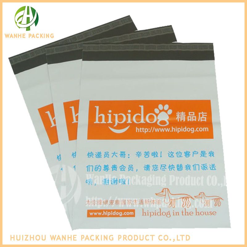 LDPE packing  mail Bags for hospital with permanent tape