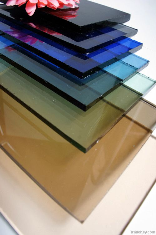 2-19mm clear/tinted float glass