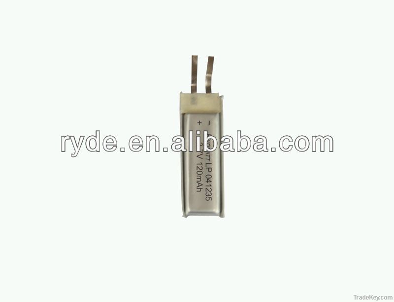 Ryder Lithium polymer 041235 3.7V 120mAh 35C Battery Cell