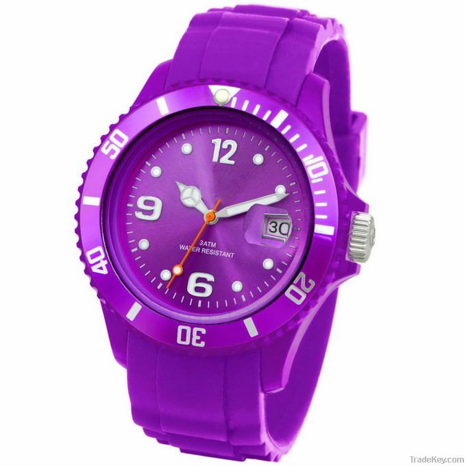 Fashion Classic Silicone ICE Watch