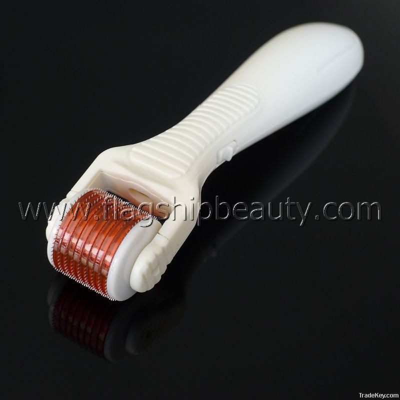 vibrating micro needle led derma roller+replaceable head