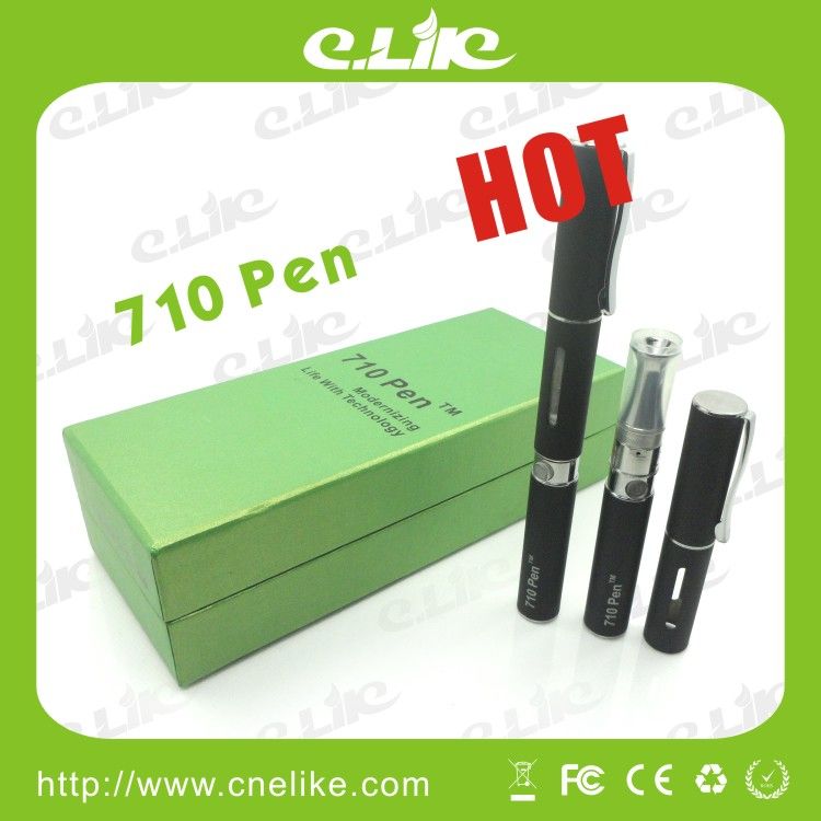 Electronic cigarette 710 Pen with wax atomizer suit Ego Battery