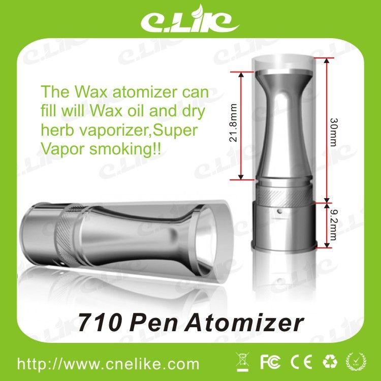 Electronic cigarette 710 Pen with wax atomizer suit Ego Battery