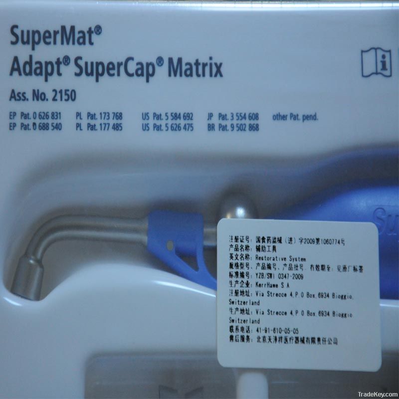 2013 Dental Kerr SuperMat Adapt SuperCap Matrix