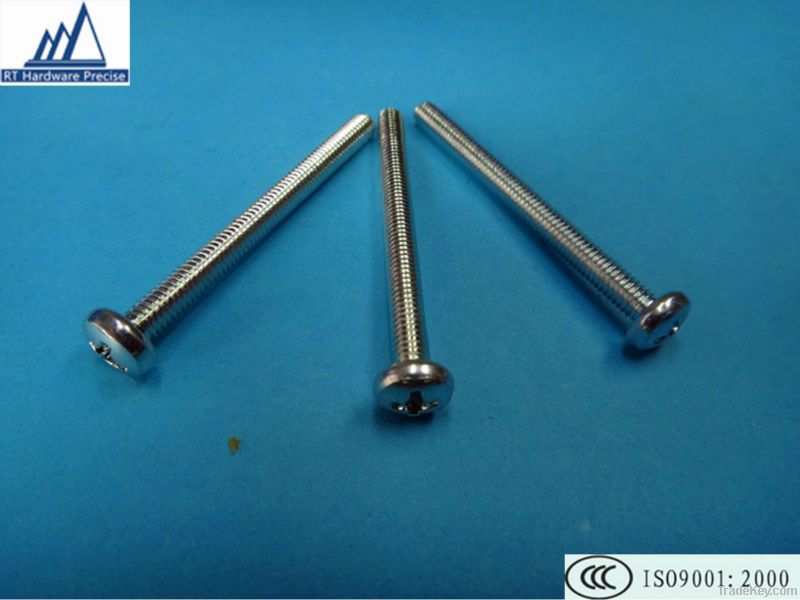 Cross recessed pan head machine screw