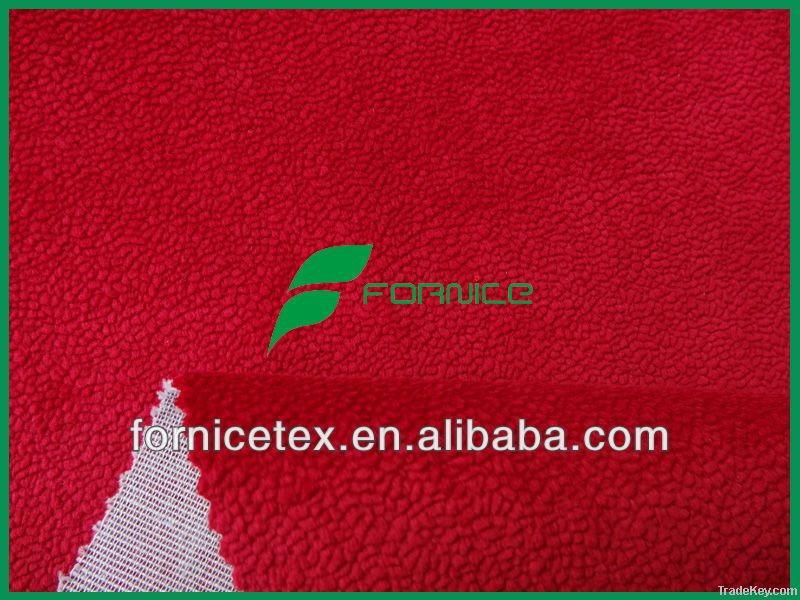 polyester micro velboa fabric sofa bonded TC