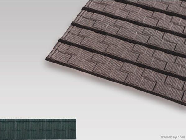 stone chip coated metal roofing tiles