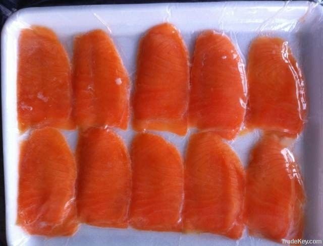 smoked trout salmon fillets