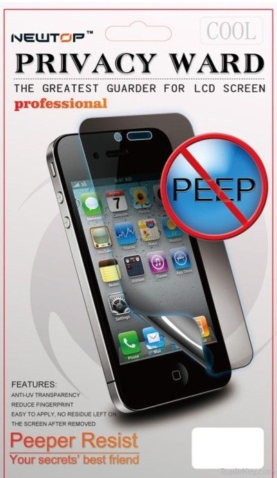 Anti-peeping mobile phone protective film