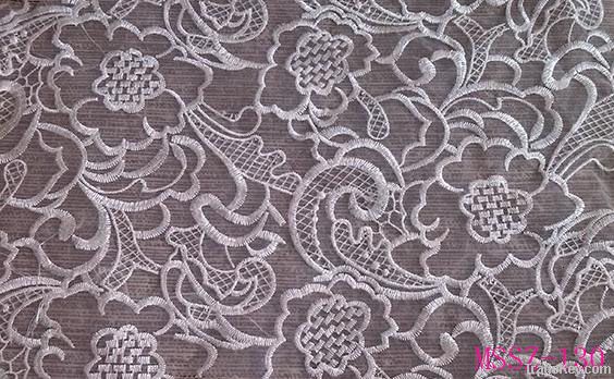 100% cotton lace / lace fabric / chemical lace