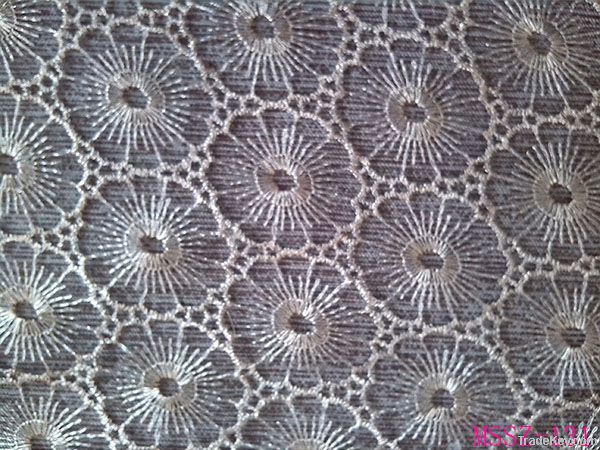 100% cotton lace / lace fabric / chemical lace / nylon lace / crochet
