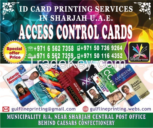 Access Control ID Cards Printing in Sharjah UAE