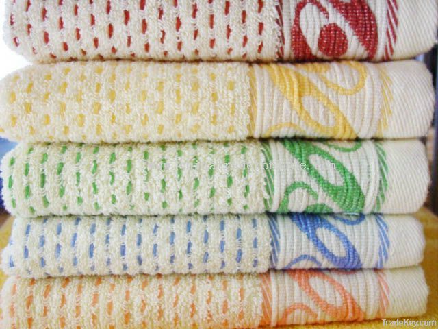 100% Cotton Jacquard Bath Towel