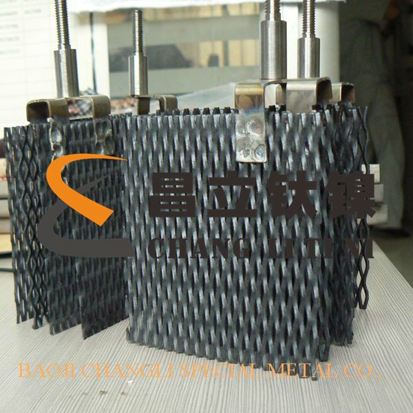 baoji changli best price ru-ir coated titanium anode for electrolysis