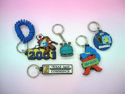 PVC badges and keychain