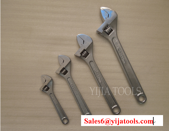 Adjustable Wrench,Spanner,Chrome,Nickle,Black