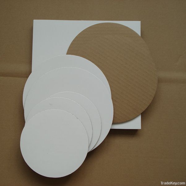 12inch white waxed square cake boards
