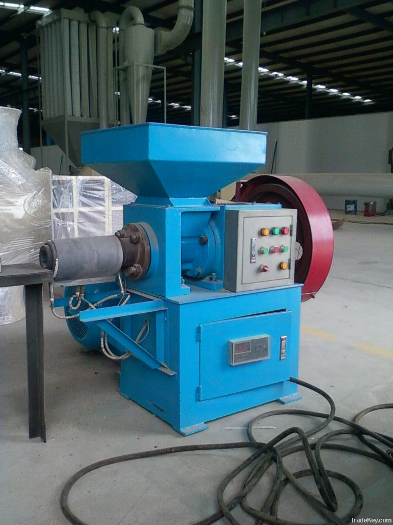 Wood charcoal briquette making machine