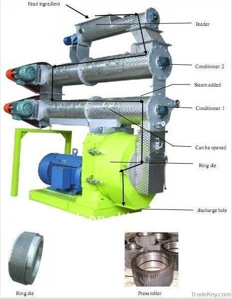 poultry feed pellet making machine
