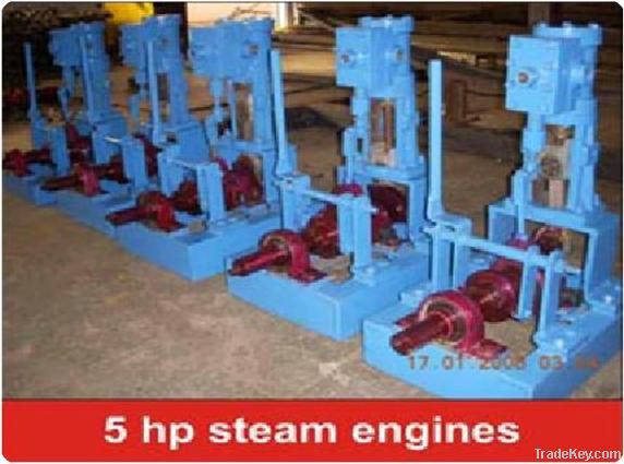 Single cylinder double acting steam engine